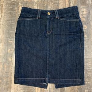 Fidelity Denim Dark Blue Skirt